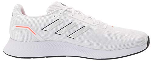 adidas Men's Runfalcon 2.0 Running Shoe, Black/White/Grey, 11