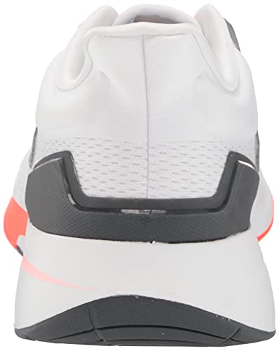 adidas mens Eq21 Trail Running Shoe, White/Black/Grey, 9.5 US