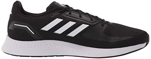 adidas Men's Runfalcon 2.0 Running Shoe, Black/White/Grey, 11
