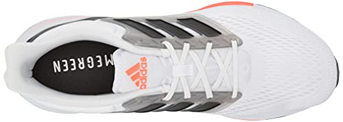 adidas mens Eq21 Trail Running Shoe, White/Black/Grey, 9.5 US