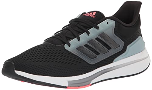 adidas mens Eq21 Trail Running Shoe, White/Black/Grey, 9.5 US