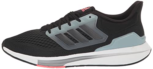adidas mens Eq21 Trail Running Shoe, White/Black/Grey, 9.5 US