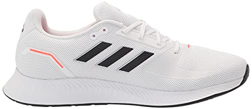 adidas Men's Runfalcon 2.0 Running Shoe, Black/White/Grey, 11