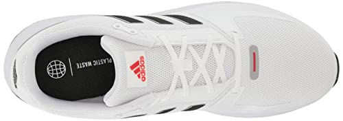 adidas Men's Runfalcon 2.0 Running Shoe, Black/White/Grey, 11