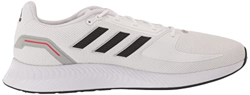 adidas Men's Runfalcon 2.0 Running Shoe, Black/White/Grey, 11