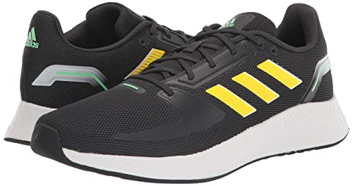 adidas Men's Runfalcon 2.0 Running Shoe, Black/White/Grey, 11
