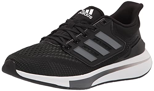 adidas mens Eq21 Trail Running Shoe, White/Black/Grey, 9.5 US