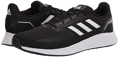 adidas Men's Runfalcon 2.0 Running Shoe, Black/White/Grey, 11