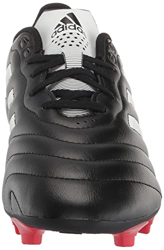 adidas Unisex Goletto VIII Firm Ground Soccer Shoe, Core Black/White/Red, 8 US Men