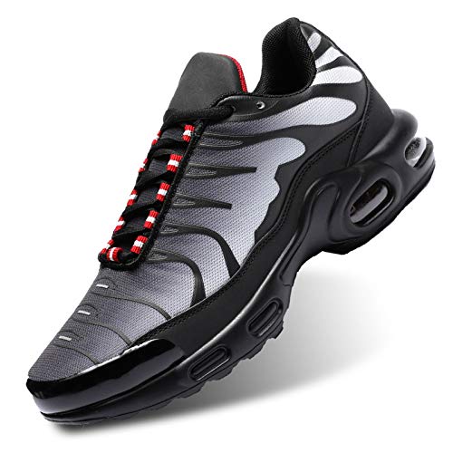 Socviis Men's Fashion Sneaker Air Running Shoes for Men Athletics Sport Trainer Tennis Basketball Shoes Grey 10