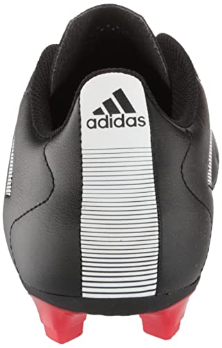 adidas Unisex Goletto VIII Firm Ground Soccer Shoe, Core Black/White/Red, 8 US Men