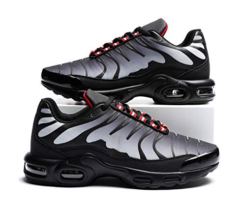 Socviis Men's Fashion Sneaker Air Running Shoes for Men Athletics Sport Trainer Tennis Basketball Shoes Grey 10