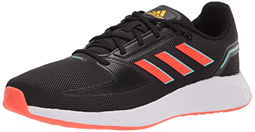 adidas Men's Runfalcon 2.0 Running Shoe, Black/White/Grey, 11