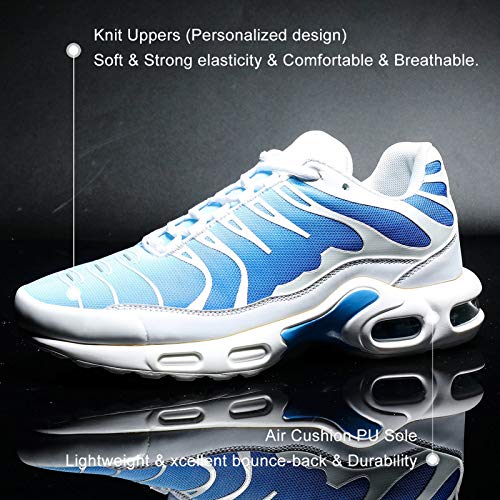 Socviis Men's Fashion Sneaker Air Running Shoes for Men Athletics Sport Trainer Tennis Basketball Shoes Grey 10