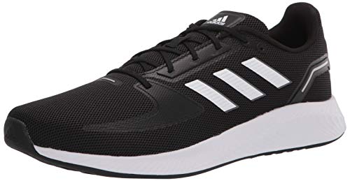 adidas Men's Runfalcon 2.0 Running Shoe, Black/White/Grey, 11