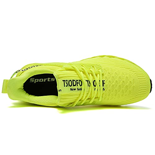 TSIODFO Slip on Sneakers for Women Casual Sport Running Shoes Athletic Train Tennis Walking Shoes Ladies Gym Workout Jogging Fashion Sneaker Pink Size 9.5