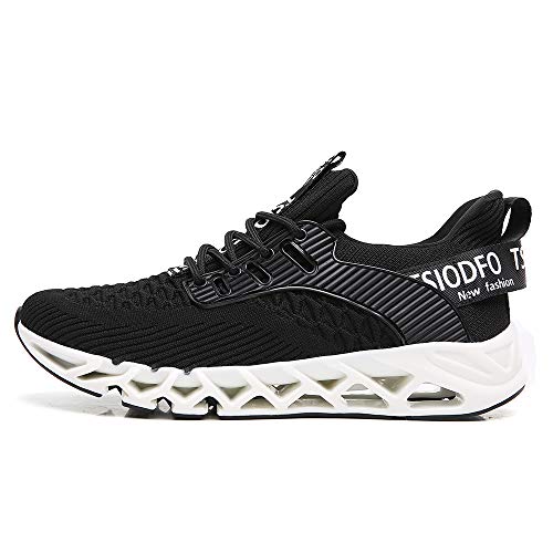 TSIODFO Slip on Sneakers for Women Casual Sport Running Shoes Athletic Train Tennis Walking Shoes Ladies Gym Workout Jogging Fashion Sneaker Pink Size 9.5