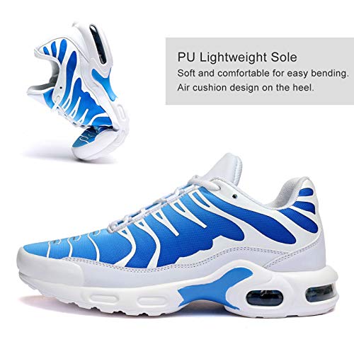 Socviis Men's Fashion Sneaker Air Running Shoes for Men Athletics Sport Trainer Tennis Basketball Shoes Grey 10