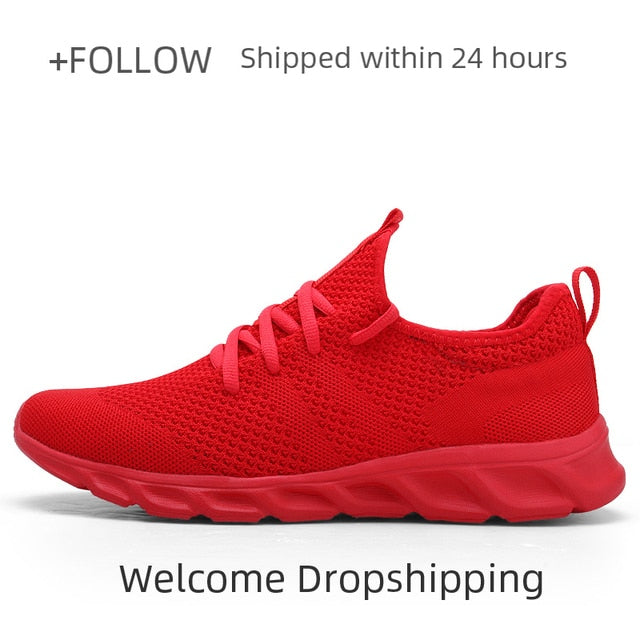 Men Light Running Shoes  Breathable Lace-Up Jogging Shoes for Man Sneakers Anti-Odor Men&#39;s Casual Shoes Drop Shipping
